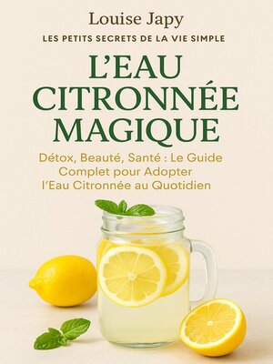cover image of L'Eau Citronnée Magique Détox, Beauté, Santé